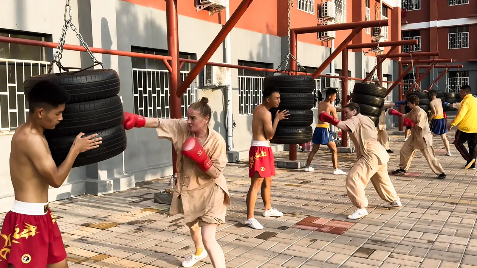 Sanda Kickboxing Training China